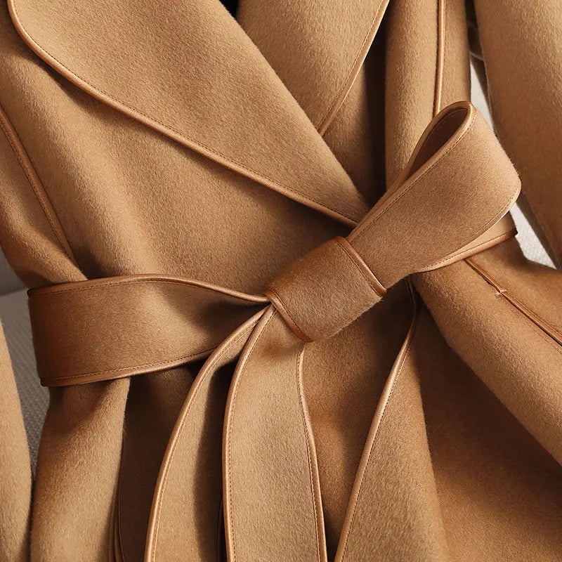 Aeliana – Belted Wool Coat