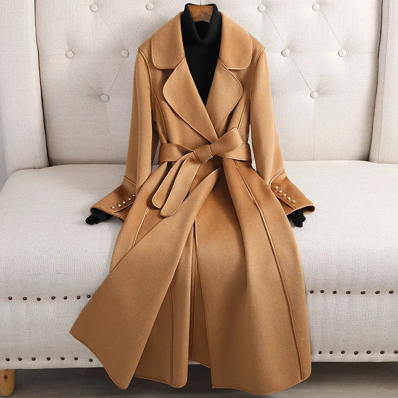 Aeliana – Belted Wool Coat